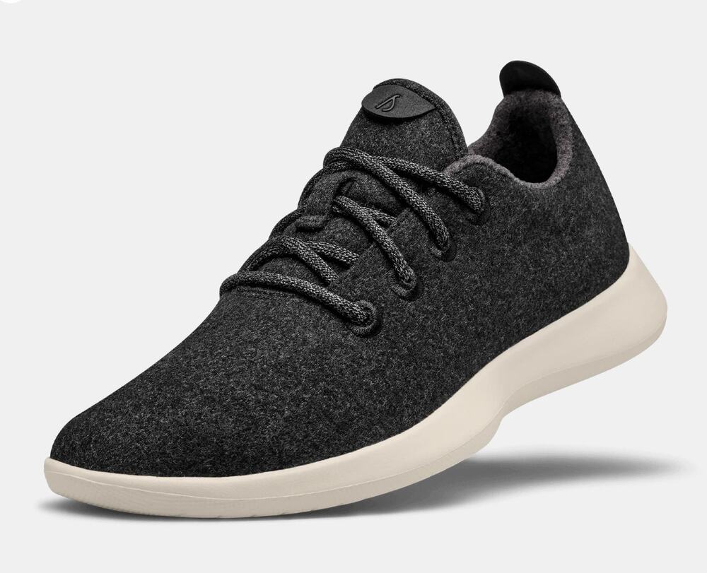 AllBirds Women's Tuke Jo Casual Sneakers Size 6 Black Merino Wool Runners NIB